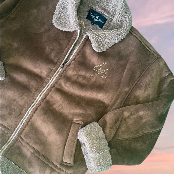 Baby Phat Suede Jacket with Buckles - Picture 2 of 4